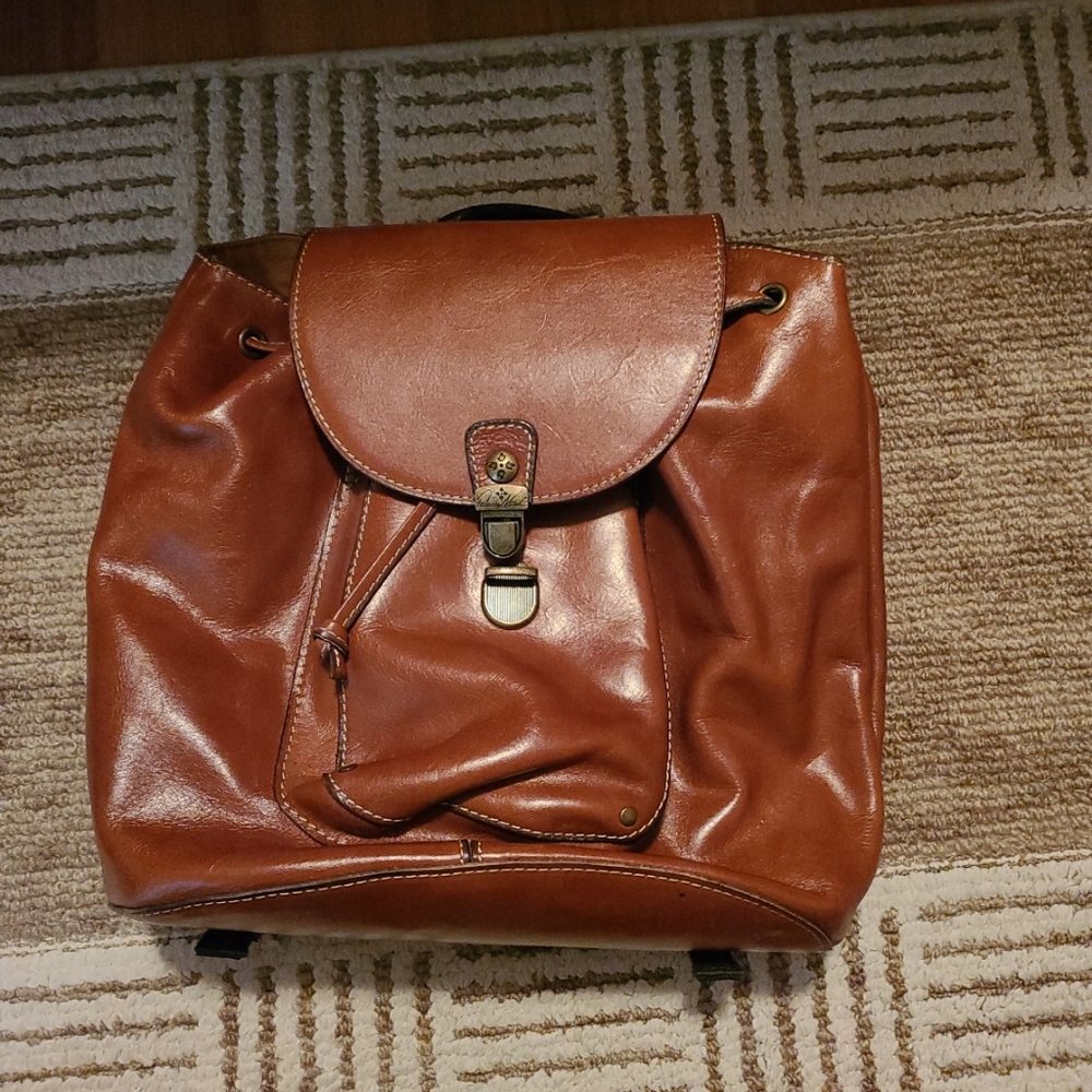 Patricia Nash Drawstring Backpack Purse